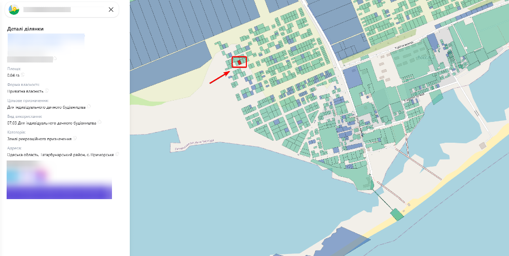 Земельна ділянка біля моря Приморське 4 сотки — 600 м Татарбунары - изображение 4