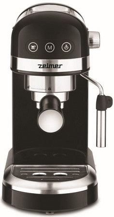 Кофеварка рожковая ZELMER ZCM7295 1350 Вт черная Киев - изображение 6