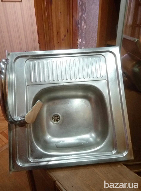 Мойка кухонная. квадратная, б.у. без крана. в хорошем состоянии. 300грн Харків - зображення 1