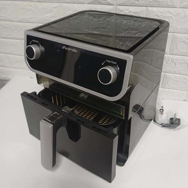 Аерофритюрниця Kamille KM-6821 1700 Вт чорна Киев - изображение 1