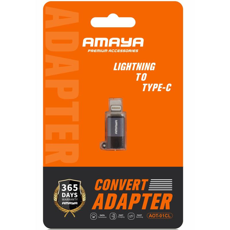 Переходник Amaya 01CL Lightning Male to Type-C Female Херсон - изображение 2