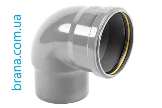 Перехідник кутовий Ø100 мм Вишнёвое