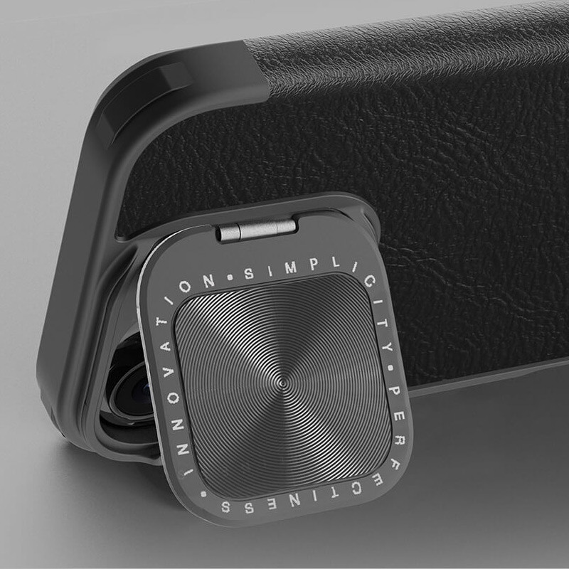 Кожаный чехол-книжка Nillkin Qin Prop для Apple iPhone 16 (6.1") Херсон - изображение 5