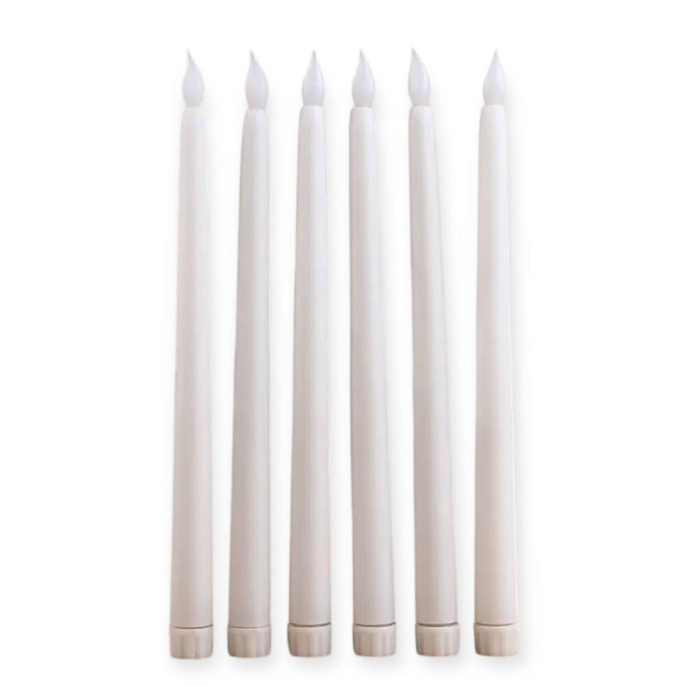 Свечка на батарейках LED Leeseph 27 см белая MV025 Одеса - зображення 4