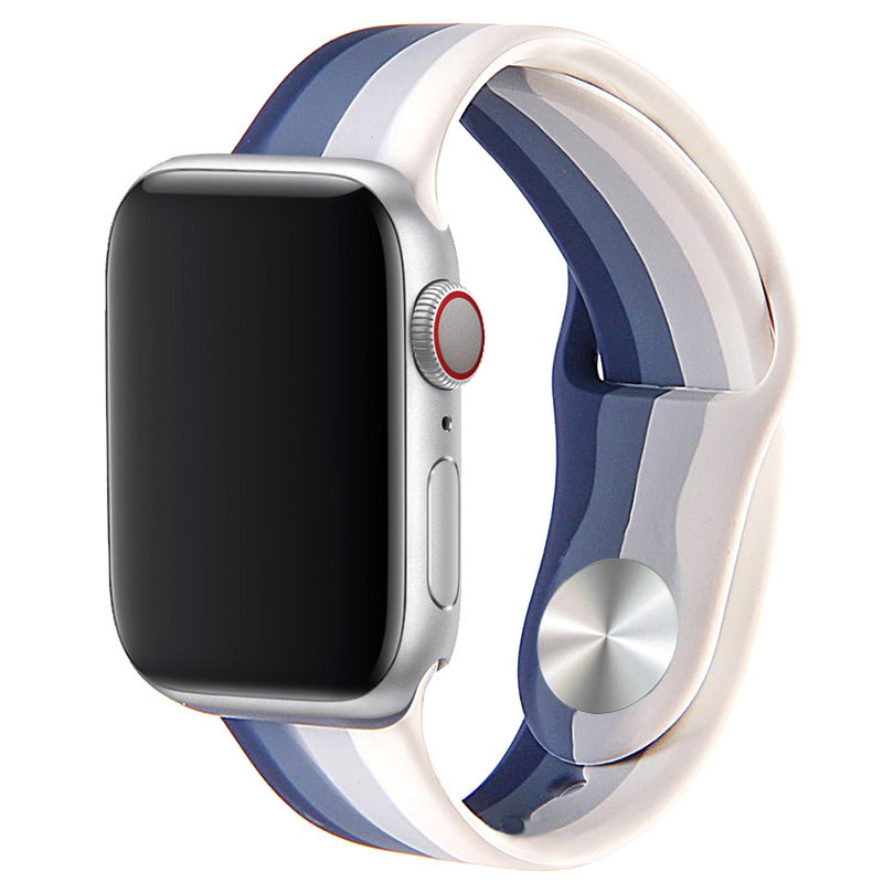 Уценка Силиконовый ремешок Rainbow для Apple Watch 42(ser.1-3)/44/45/46/49mm Херсон - зображення 1