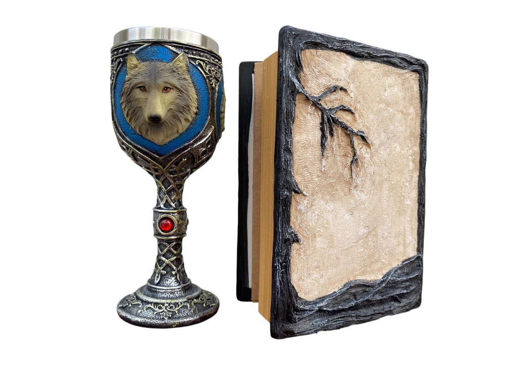 Подарочный набор Бокал 3 Волка и Блокнот 3 «Тень Ворона» Київ - зображення 4
