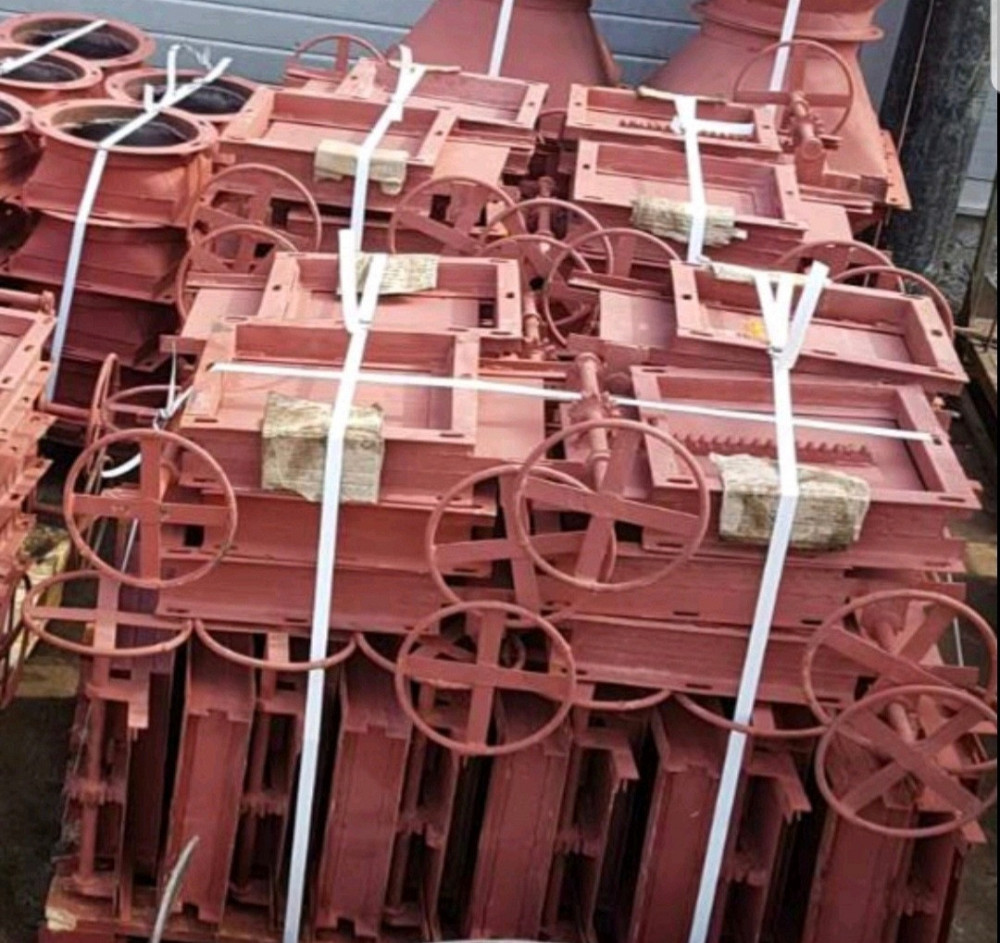 Задвижка бункерная реечная ручная и электрическая 500х500 Київ - зображення 8