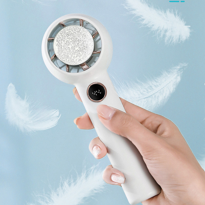 Портативный вентилятор YL007 with Display с подставкой для телефона 2000mAh Херсон - изображение 6