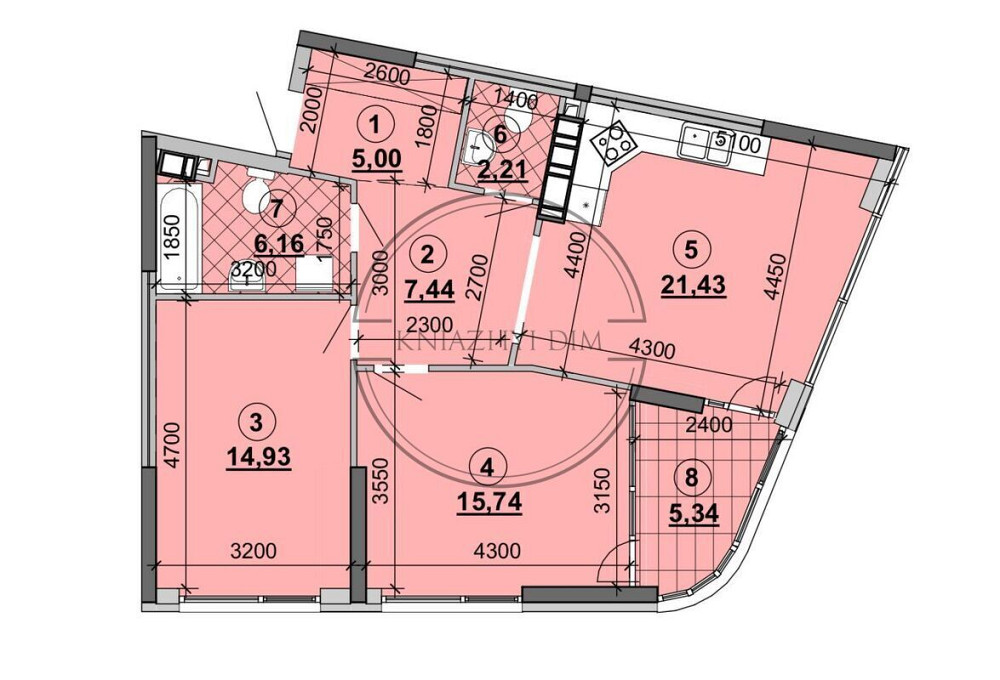 Продаж 2 кімнатної квартири по Причальна 14 ЖК GREAT (Грейт) 21146027 Київ - зображення 2