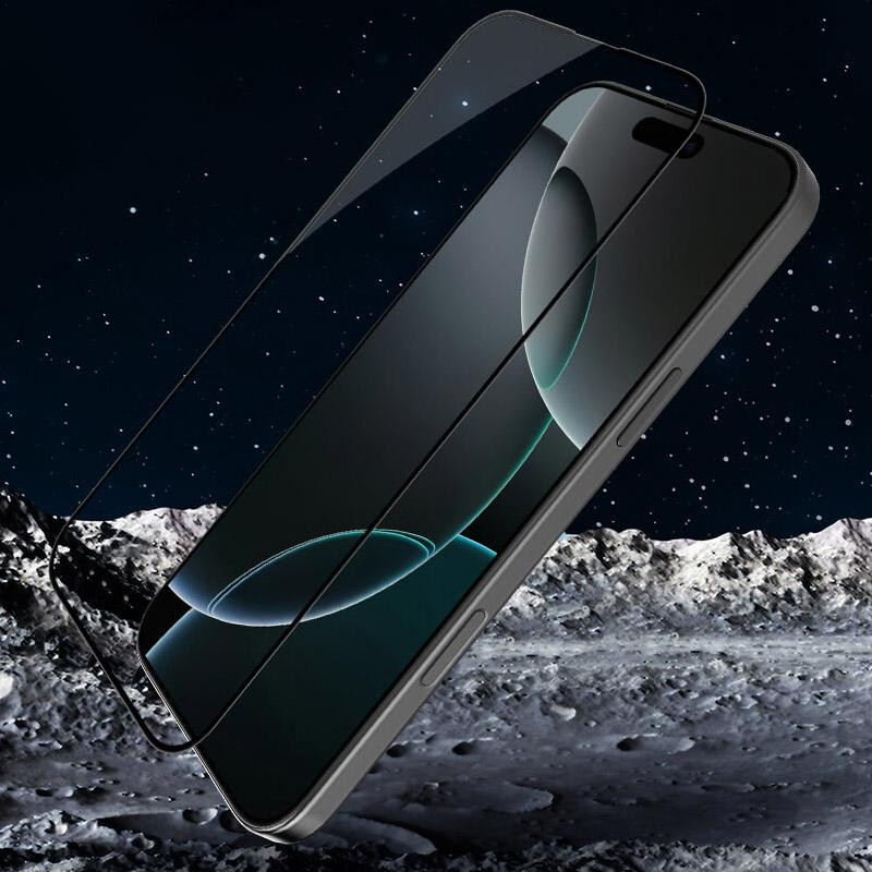 Защитное стекло Nillkin (CP+ max 3D) (full glue) для Apple iPhone 16 Pro (6.3") Херсон - изображение 12
