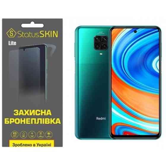 Поліуретанова плівка StatusSKIN Lite на екран Xiaomi Redmi Note 9S/9 Pro/9 Pro Max Глянцева (Код тов Харьков