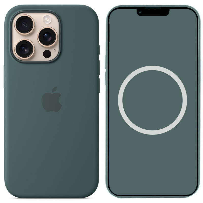 Чехол Silicone case (AAA) with Magsafe and Animation (button) для Apple iPhone 16 Pro Max (6.9") Херсон - зображення 1