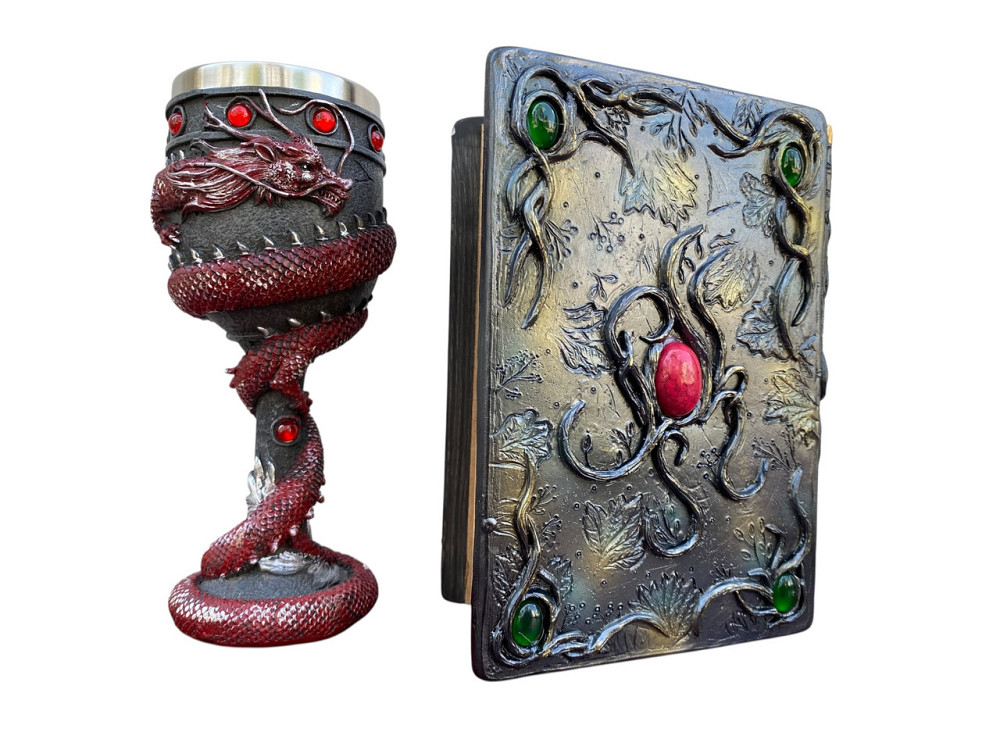 Подарочный набор Бокал 3 Танард и Блокнот 3 «Лесной Гримуар Лисы» Київ - зображення 2