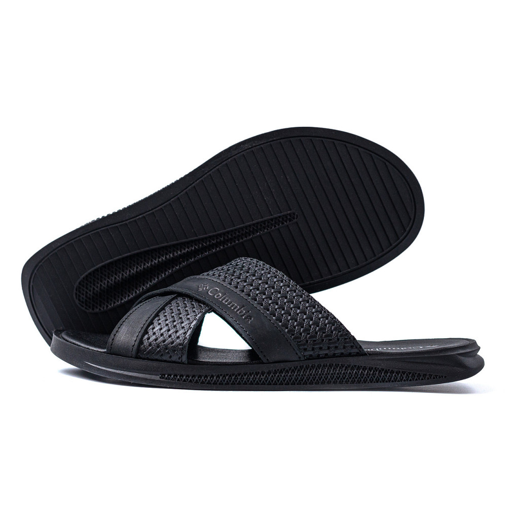 Мужские кожаные  летние шлепанцы-сланцы Columbia Киев - изображение 1