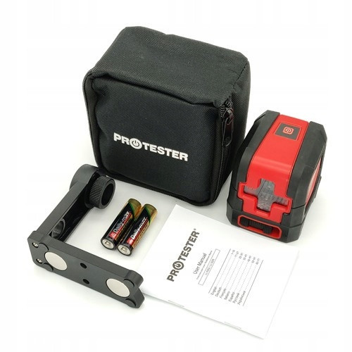 Лазерный уровень, 2 линии, 1H/1V (красный луч) PROTESTER LL102R Харків - зображення 7