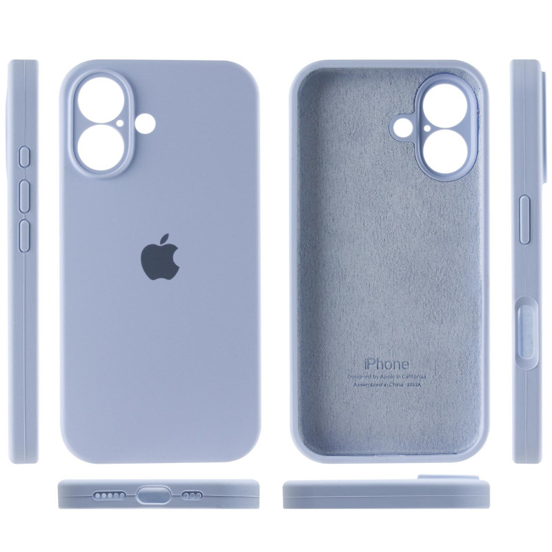 Чехол Silicone Case Full Camera Protective (AA) для Apple iPhone 16 (6.1") Херсон - изображение 5
