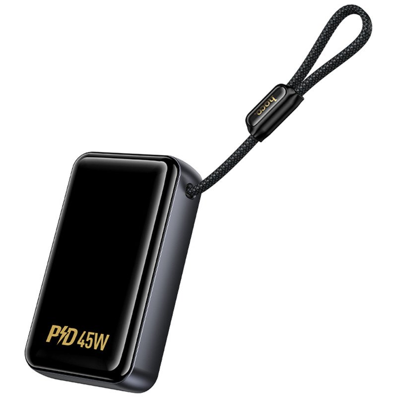 Портативное ЗУ Power Bank Hoco Q54 Shine PD45W with cable 20000 mAh Херсон - зображення 5
