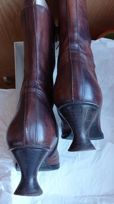 Модельные ботинки, ботильоны, полусапожки Vero Cuoio Италия р. 40 Кожа Київ - зображення 3