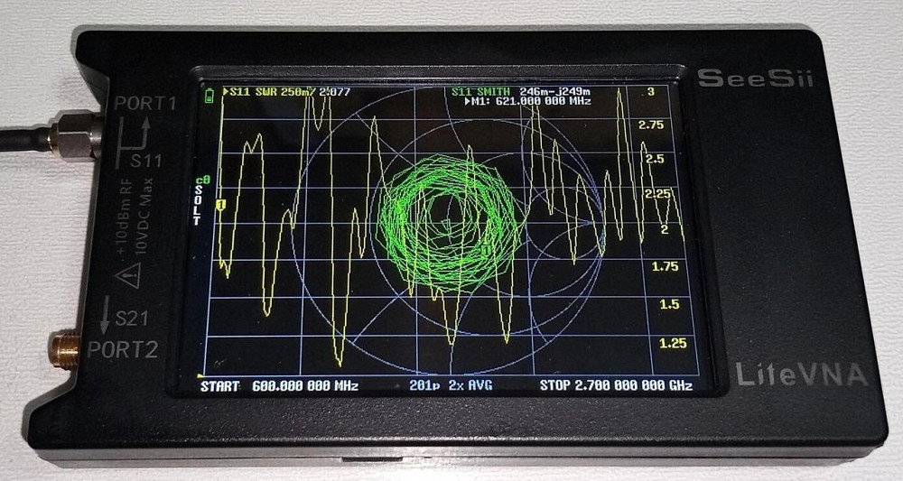 Антенна 700-2700 МГц 7 дБ, до 30 Вт, 32 см, RG 174 2 м, RP SMA-male (гнездо). Смотрите графики КСВ. Днепр - изображение 7