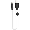 Дата кабель Hoco X21 Plus Silicone MicroUSB Cable (0.25m) Херсон