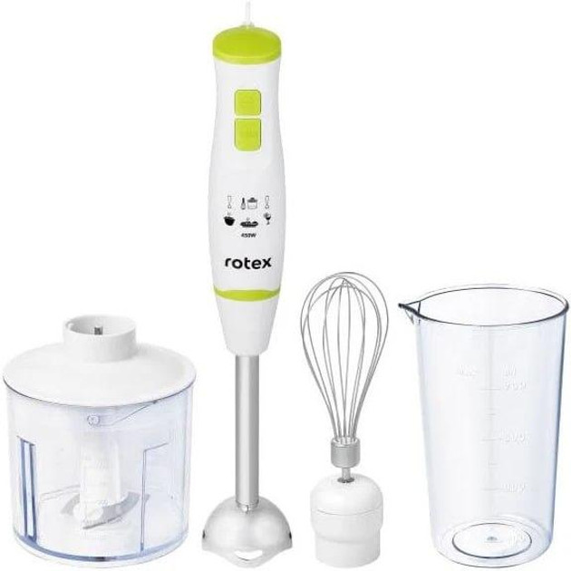 Блендер Rotex RTB-465-W 450 Вт Київ - зображення 1