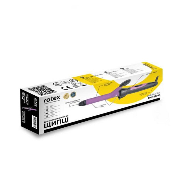Плойка Rotex RHC415-C 25 Вт розовая Киев - изображение 2