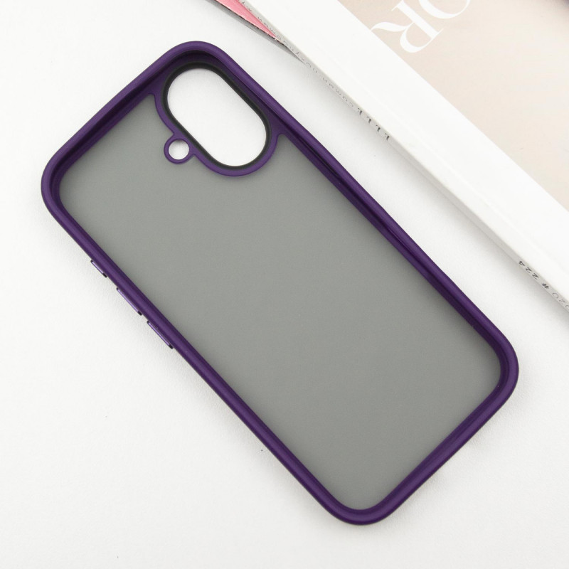 TPU+PC чехол Metal Buttons для Apple iPhone 16 (6.1") Херсон - изображение 4