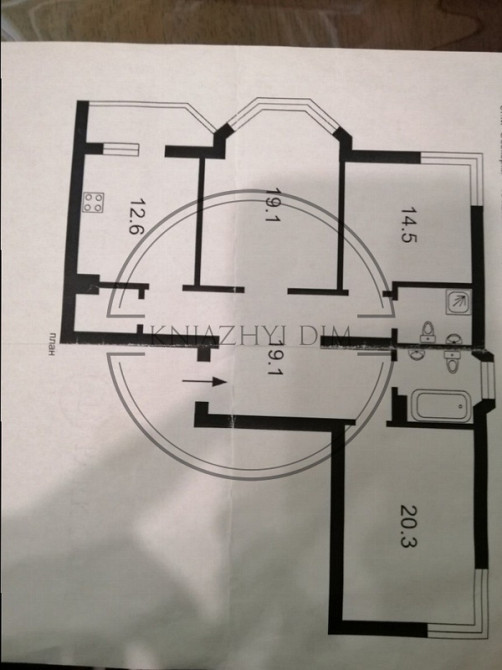 Продажа раздельной 3-х к. квартиры на Осокорках. № 21136948 Киев - изображение 3