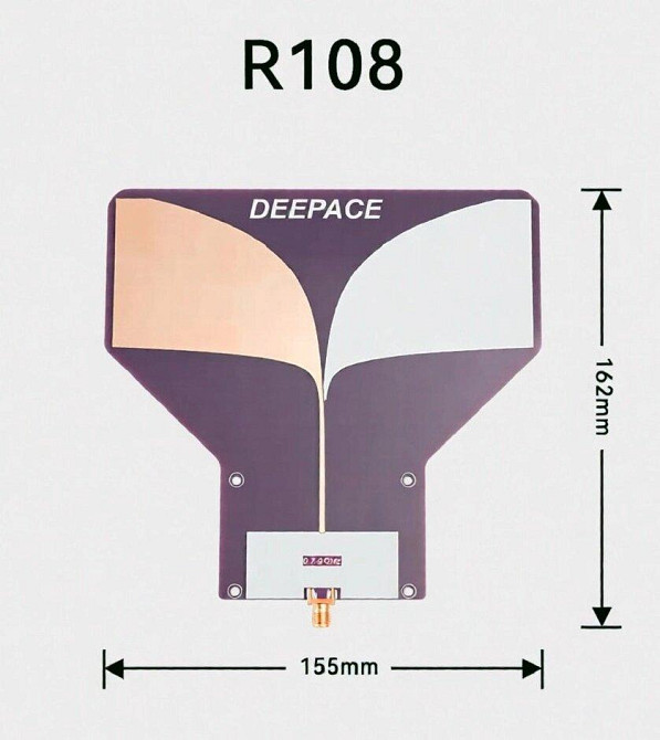 Антенна 0,7-9GHz 6dBi, до 20W, широкополосная направленная R108, SMA-female (11022) Дніпро - зображення 4