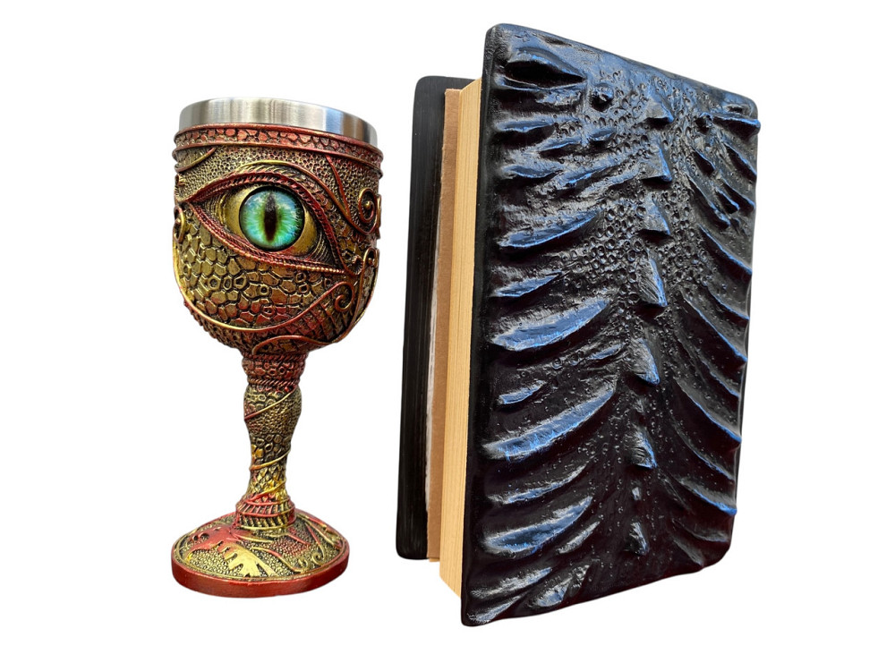 Подарочный набор Бокал 3 Глаз Зеленый и Блокнот 3 «Книга теней и Глубин» Київ - зображення 2