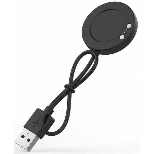 DM Зарядний кабель для смарт-годинників T500 Circular Magner Black Харьков - изображение 1
