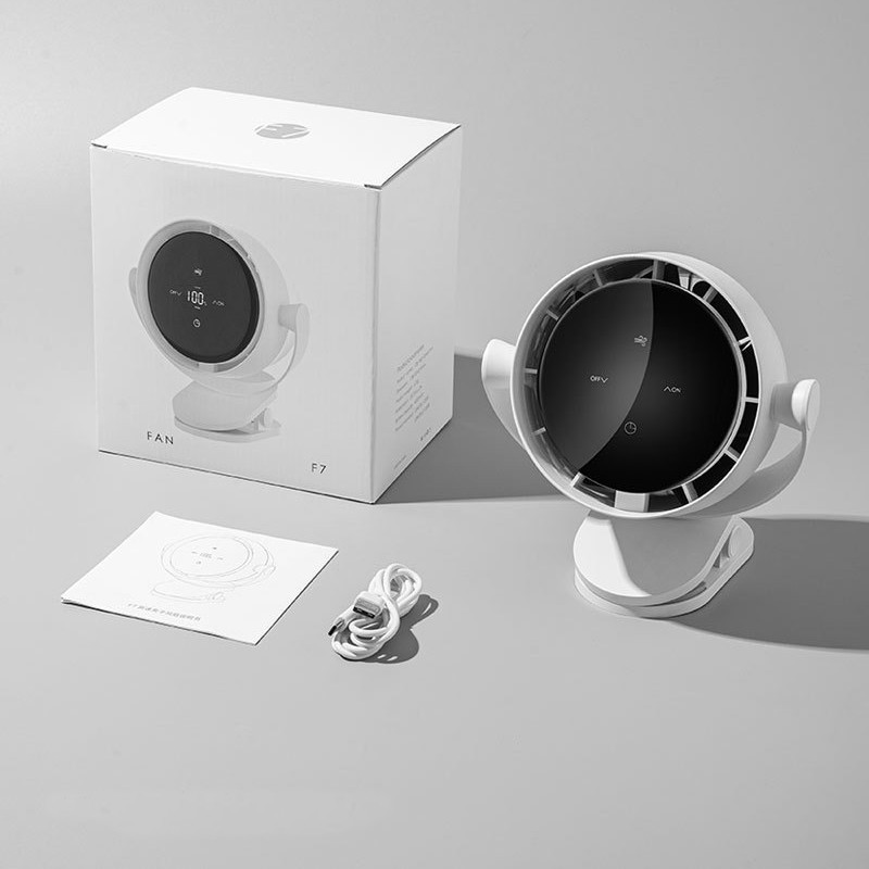 Настольный вентилятор F7 с зажимом 4000mAh Херсон - изображение 6