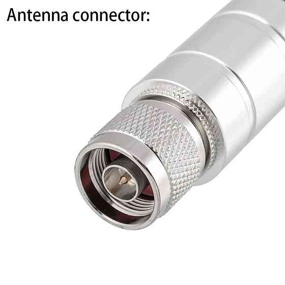 Антенна 840-1035 МГц 4-7 dBi, до 50W 32 см, N-male, с магнитным основанием 9 см, RG58U 3 метра с RP  Дніпро