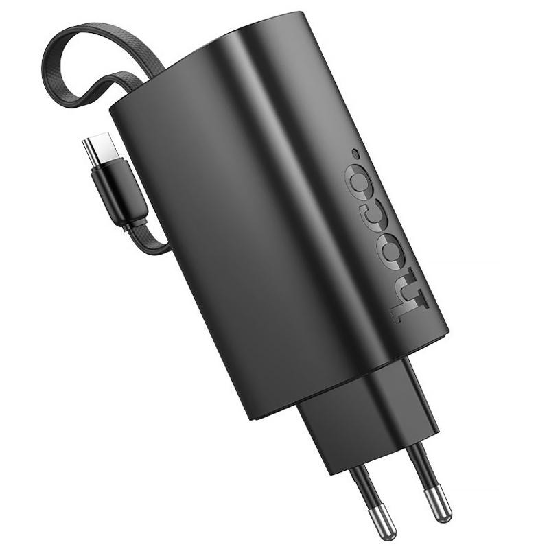 Портативное ЗУ Power Bank Hoco J148 Handy PD20W with cable 5000 mAh Херсон - зображення 1