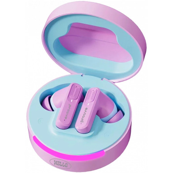 Bluetooth-гарнітура Proove Mello TWS with ANC (APP) Cotton Candy (TWML0001AP24) Харків - зображення 2