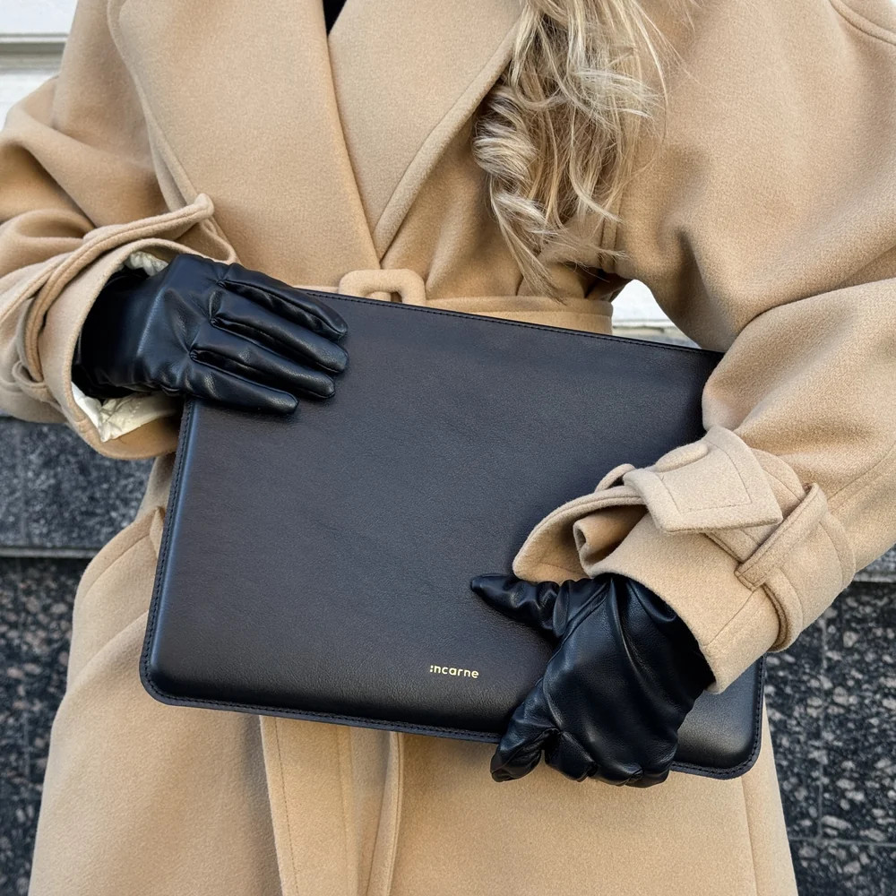 Чехол для ноутбука классический Incarne Cline для MacBook Air 15" 2023-2025 cline-black-air-15 черны Киев - изображение 8