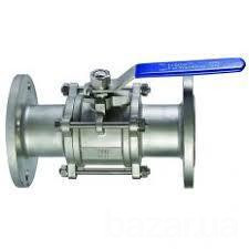 Кран шаровой трехсоставной фланцевый нержавеющий, Ду 40 Київ - зображення 1