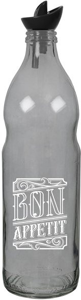 Пляшка для олії Herevin Transparent Grey 151657-146-6816175 1000 мл Київ - зображення 1