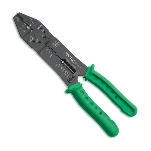 Кримпер для обжима и снятия изоляции TOPTUL DIBB2009 Харків - зображення 1