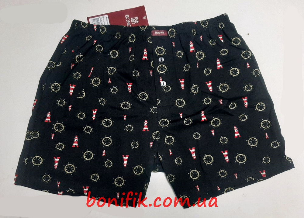 Мужские семейные трусы с рисунком маяка и штурвала (арт. МБ 000353) Кривий Ріг - зображення 1