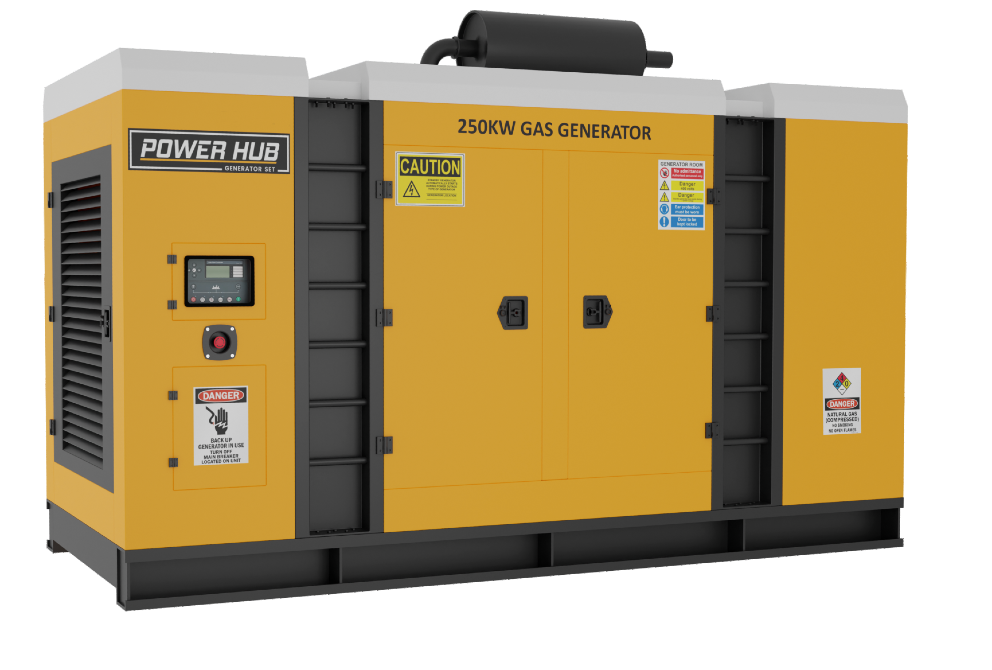 Газова Генераторна установка Power Hub КТ250GF, 750 Квт (Польща-Китай) новий. Київ - зображення 1