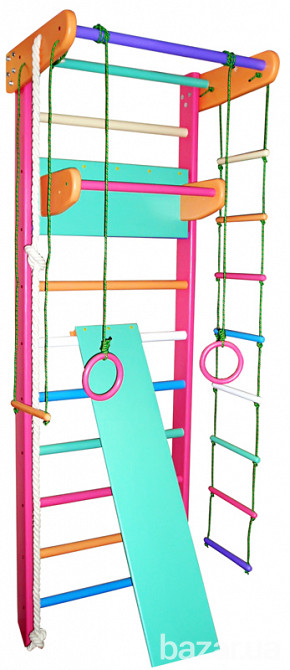 Спортивный уголок для ДЕВОЧЕК от 3 лет (полный комплект) Киев - изображение 1