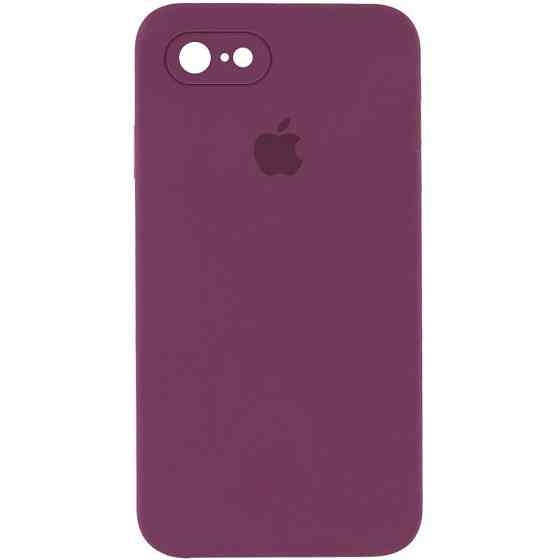 Чехол Silicone Case Square Full Camera Protective (AA) для Apple iPhone 7/8/SE (2020) (4.7") Херсон