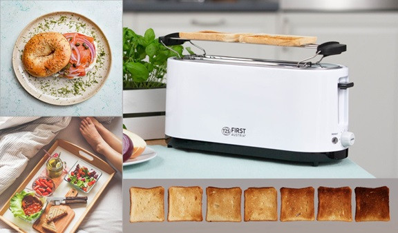 Тостер First FA-5368-5 1400 Вт белый Київ - зображення 3