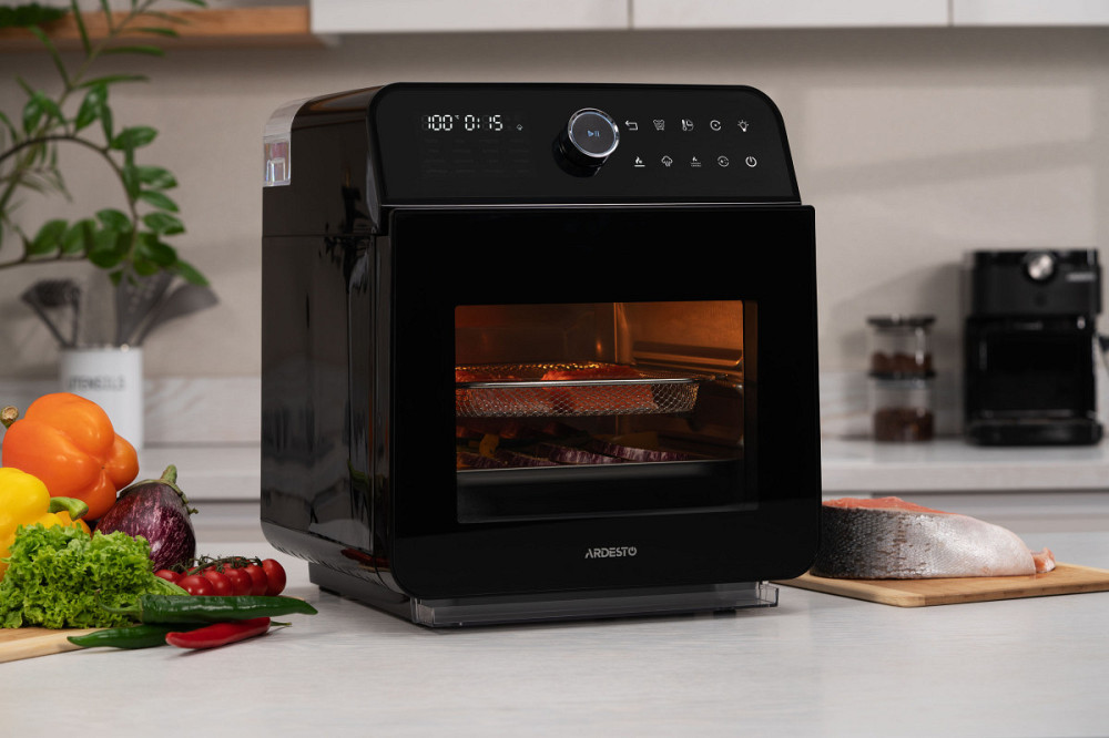 Мультипечь Ardesto AIFO-A150ST 2250 Вт черная Київ - зображення 6