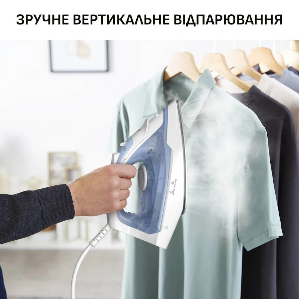 Утюг TEFAL FV2C41E0 2000 Вт голубой Киев - изображение 8