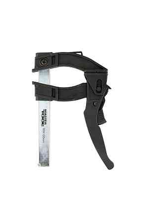 Струбцина столярная MASTERTOOL F-Type быстрозажимная 100х90 мм 600 Н 07-0011 Харків