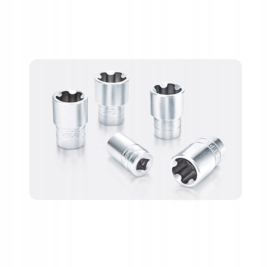 Набор головок Torx Plus EPR 1/4",3/8",1/2" 6EPR-32EPR 16 ед. в ложементе TOPTUL GABF1601 Харків - зображення 2