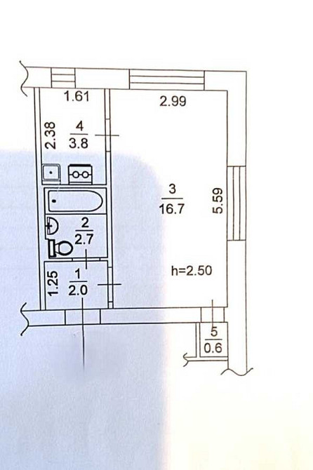 продажа 1-к квартира Киев, Деснянский, 27000 $ Київ - зображення 6