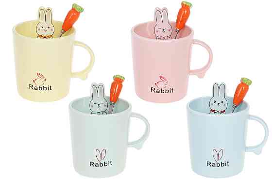 Кухоль з ложкою Bona Di Rabbit 927-222 380 мл Київ